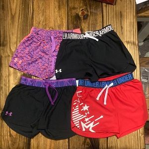Lot of girls under armour shorts. SOLD